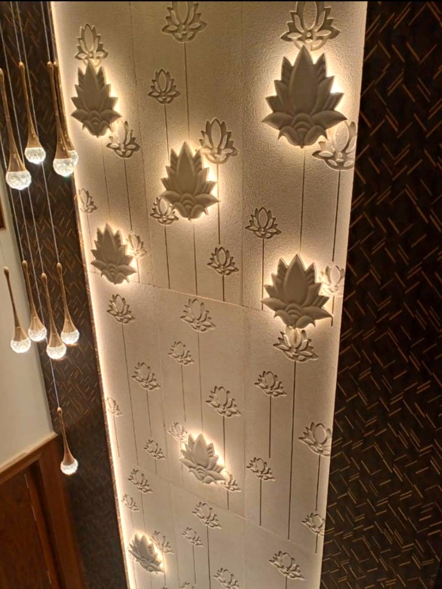 Wave MDF Panels Architectural Handcrafted Natural Stone Carving - Shree Ram & Company Jaipur - View 5